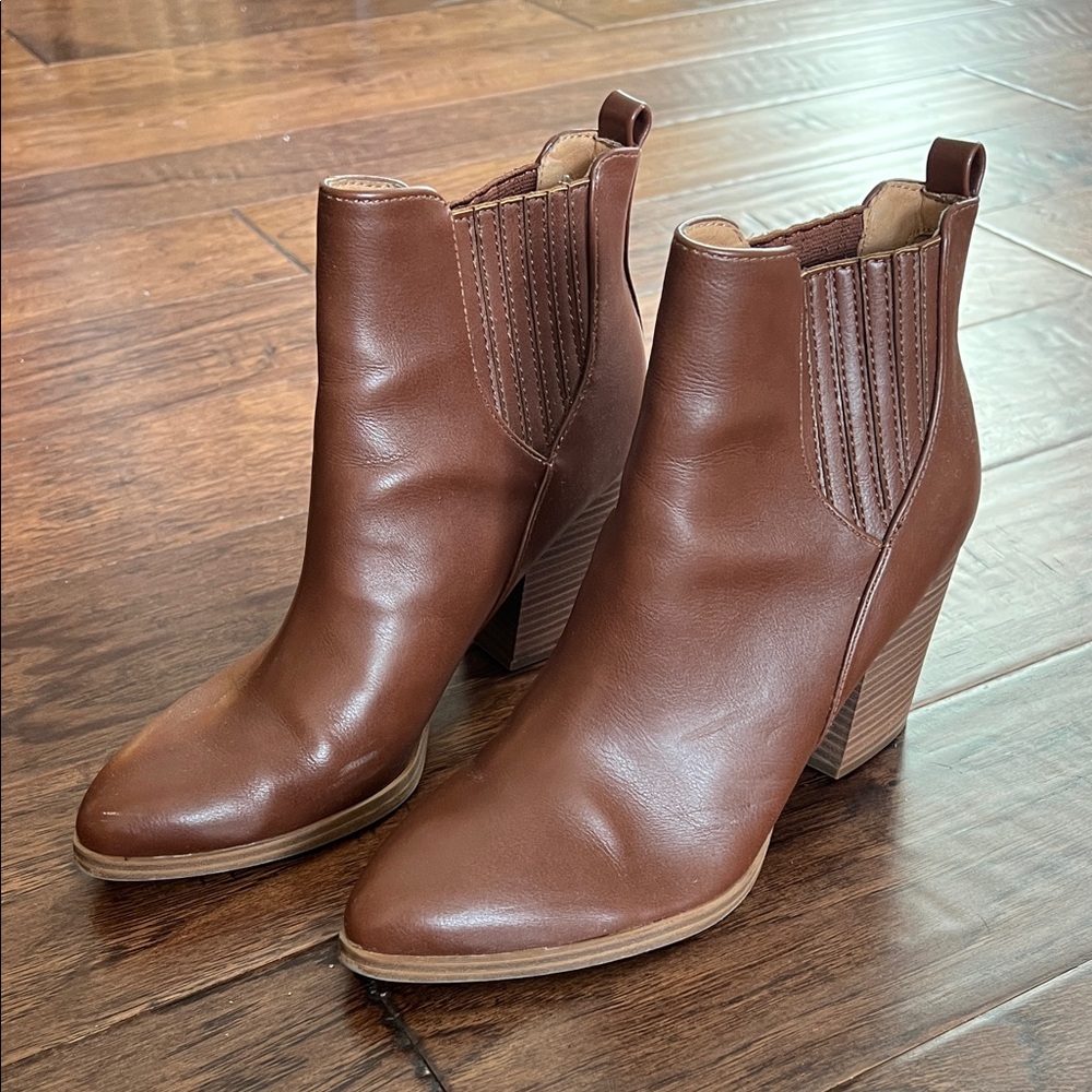 Indigo Brown Ankle Booties
